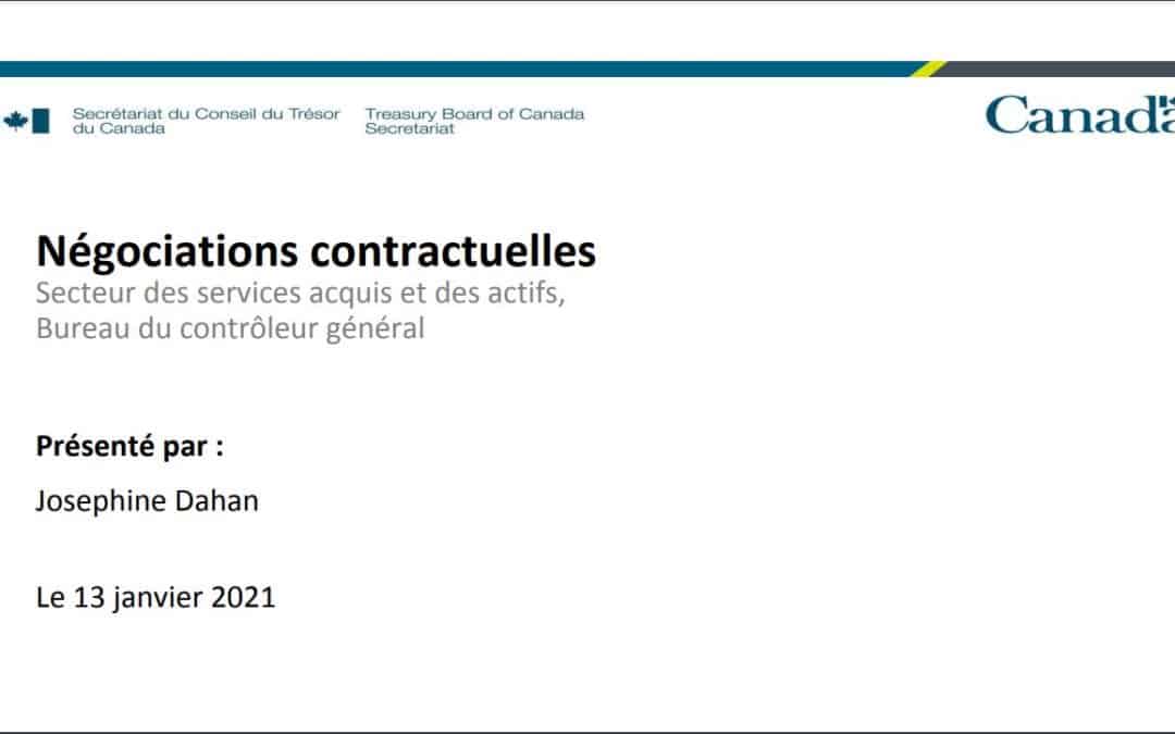 French: Contract Negotiations – January 27th, 2021