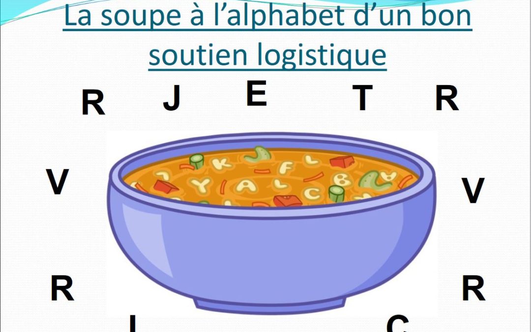 La soupe à l’alphabet d’un bon soutien logistique